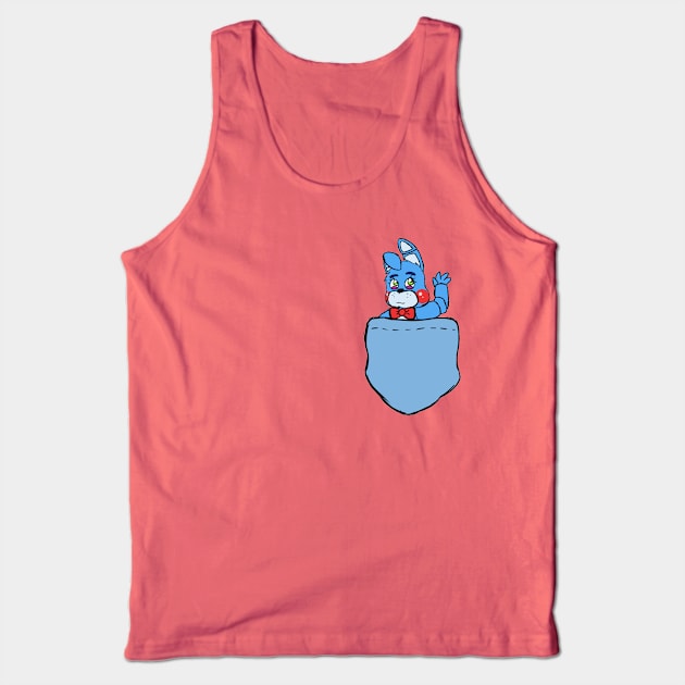 Toy Bonnie/BonBon - FNAF Pockets Tank Top by oh_shoot_arts